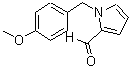 结构式 CAS# 861162-64-3, 1-(4-甲氧基苄基)-1H-吡咯-2-甲醛