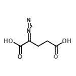 CAS#: 861372-44-3， 2-Diazopentanedioic acid