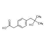 CAS#: 861448-74-0， [4-(2-Hydroxy-2-methylpropyl)phenyl]acetic acid