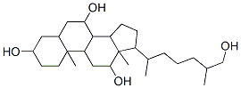 CAS 登录号：862-53-3， 17-(7-羟基-6-甲基-庚烷-2-基)-10,13-二甲基-2,3,4,5,6,7,8,9,11,12,14,15,16,17-十四氢-1H-环戊烯并[a]菲-3,7,12-三醇