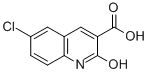 structure of CAS# 86209-35-0, 6-Chloro-2-Hydroxy-Quinoline-3-Carboxylic Acid;REF DUPL: 6-Chloro-1,2-Dihydro-2-Oxo-3-Quinolinecarboxylic Acid;3-Quinolinecarboxylic Acid, 6-Chloro-1,2-Dihydro-2-Oxo-;6-Chloro-1,2-Dihydro-2-Oxo-3-Quinolinecarboxylic Acid
