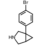 CAS#: 86215-40-9， 1-(4-Bromophenyl)-3-azabicyclo[3.1.0]hexane