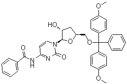 CAS#: 86234-45-9， N-Benzoyl-5'-O-[bis(4-methoxyphenyl)(phenyl)methyl]-3'-deoxycytidine