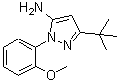 结构式 CAS# 862368-61-4, 5-叔丁基-2-(2-甲氧基苯基)吡唑-3-胺