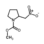 CAS#: 863115-51-9， Methyl 2-(nitromethyl)-1-pyrrolidinecarboxylate