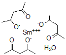 结构式 CAS# 86322-73-8, 乙酰丙酮钐水合物