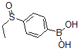 结构式 CAS# 863248-21-9, B-[4-(乙基亚磺酰)苯基]-硼酸
