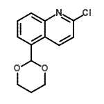 CAS#: 863549-10-4， 2-Chloro-5-(1,3-dioxan-2-yl)quinoline
