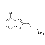 CAS#: 863870-91-1， 2-Butyl-4-chloro-1-benzofuran