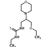 CAS#: 86398-90-5， 1-[3-Ethoxy-2-(4-morpholinyl)propyl]-3-ethylthiourea