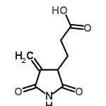 CAS#: 86408-37-9， 3-(4-Methylene-2,5-dioxo-3-pyrrolidinyl)propanoic acid