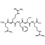 structure of CAS# 864084-88-8, L-Glutaminyl-L-arginyl-L-phenylalanyl-L-seryl-L-arginine;L-Arginine, L-glutaminyl-L-arginyl-L-phenylalanyl-L-seryl-;L-Glutaminyl-L-arginyl-L-phenylalanyl-L-seryl-L-arginin;L-Glutaminyl-L-arginyl-L-phenylalanyl-L-seryl-L-arginine