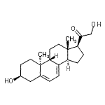 CAS#: 86416-32-2， (3beta,9beta,10alpha)-3,21-Dihydroxypregna-5,7-dien-20-one