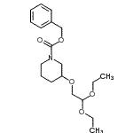 CAS#: 864684-95-7， Benzyl 3-(2,2-diethoxyethoxy)-1-piperidinecarboxylate