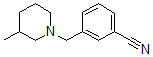 CAS#: 864685-02-9， 3-[(3-Methyl-1-Piperidinyl)Methyl]-Benzonitrile