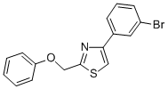CAS#: 864685-49-4， 4-(3-Bromo-Phenyl)-2-Phenoxymethyl-Thiazole