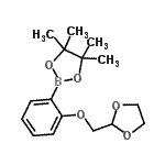 CAS#: 864754-12-1， 2-[2-(1,3-Dioxolan-2-ylmethoxy)phenyl]-4,4,5,5-tetramethyl-1,3,2-dioxaborolane