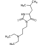 CAS#: 86503-23-3， 3-[3-(Diethylamino)propyl]-5-isobutyl-2-thioxo-4-imidazolidinone