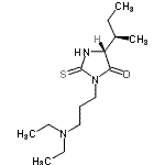 CAS#: 86503-24-4， (5R)-5-[(2R)-2-Butanyl]-3-[3-(diethylamino)propyl]-2-thioxo-4-imidazolidinone
