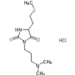 CAS#: 86503-31-3， 3-[3-(Dimethylamino)propyl]-5-[2-(methylsulfanyl)ethyl]-2-thioxo-4-imidazolidinone hydrochloride (1:1)