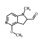 CAS#: 86518-13-0， 4-Methoxy-1-methyl-2,3-dihydro-1H-pyrrolo[3,2-c]pyridine-2-carbaldehyde