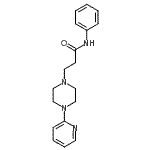 CAS#: 86523-85-5， N-Phenyl-3-[4-(2-pyridinyl)-1-piperazinyl]propanamide