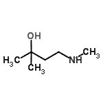 structure of CAS# 866223-53-2, 2-Methyl-4-(methylamino)-2-butanol;2-methyl-4-(methylamino)butan-2-ol;MFCD09864404