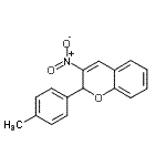 CAS#: 86628-44-6， 2-(4-Methylphenyl)-3-nitro-2H-chromene