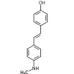 CAS#: 866475-34-5， 4-{(E)-2-[4-(Methylamino)phenyl]vinyl}phenol