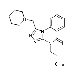 CAS#: 86662-54-6， 1-(1-Piperidinylmethyl)-4-propyl[1,2,4]triazolo[4,3-a]quinazolin-5(4H)-one