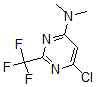 结构式 CAS# 866648-53-5, 6-氯-N,N-二甲基-2-(三氟甲基)-4-嘧啶胺
