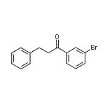 结构式 CAS# 866821-66-1, 1-(3-溴苯基)-3-苯基-1-丙酮