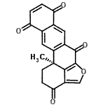 CAS#: 86690-14-4， (12bS)-12b-Methyl-1H-tetrapheno[5,4-bc]furan-3,6,8,11(2H,12bH)-tetrone