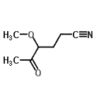 CAS#: 86690-94-0， 4-Methoxy-5-oxohexanenitrile