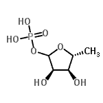 CAS#: 86708-78-3， 5-Deoxy-1-O-phosphono-D-ribofuranose