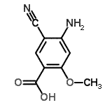 CAS#: 86720-97-0， 4-Amino-5-cyano-2-methoxybenzoic acid