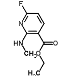 CAS#: 86724-83-6， Ethyl 6-fluoro-2-(methylamino)nicotinate