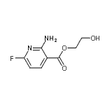 CAS#: 86724-99-4， 2-Hydroxyethyl 2-amino-6-fluoronicotinate