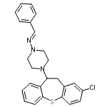 CAS#: 86758-89-6， (E)-N-[4-(2-Chloro-10,11-dihydrodibenzo[b,f]thiepin-10-yl)-1-piperazinyl]-1-phenylmethanimine