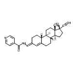 CAS#: 86762-75-6， N'-[(3E,17beta)-17-Ethynyl-17-hydroxyestr-4-en-3-ylidene]isonicotinohydrazide