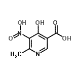 CAS#: 86788-99-0， 4-Hydroxy-6-methyl-5-nitronicotinic acid