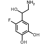 CAS#: 86820-21-5， 4-(2-Amino-1-hydroxyethyl)-5-fluoro-1,2-benzenediol
