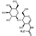 CAS#: 868264-13-5， 2-Acetamido-1,5-anhydro-2-deoxy-4-O-beta-D-galactopyranosyl-D-arabino-hex-1-enitol