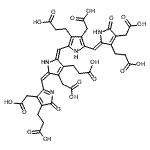 CAS#: 86829-00-7， 3-[2-[(E)-[(5E)-3-(2-carboxyethyl)-5-[[4-(2-carboxyethyl)-3-(carboxymethyl)-5-oxo-pyrrol-2-yl]methylene]-4-(carboxymethyl)pyrrol-2-ylidene]methyl]-5-[(Z)-[3-(2-carboxyethyl)-4-(carboxymethyl)-5-oxo-pyrrol-2-ylidene]methyl]-4-(carboxymethyl)-1H-pyrrol-3-yl]propanoic acid