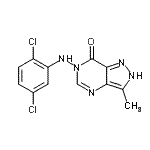 CAS#: 86831-76-7， 6-[(2,5-Dichlorophenyl)amino]-3-methyl-2,6-dihydro-7H-pyrazolo[4,3-d]pyrimidin-7-one
