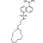CAS#: 868365-96-2， 5-(Dimethylamino)-N-[3-(1,4,7-trithia-10-azacyclododecan-10-yl)propyl]-1-naphthalenesulfonamide
