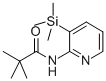 结构式 CAS# 86847-63-4, 2,2-二甲基-N-(3-三甲基硅烷基-吡啶-2-基)-丙酰胺