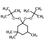 CAS#: 86857-22-9， 1,1,5-Trimethyl-3,3-bis[(2-methyl-2-propanyl)peroxy]cyclohexane