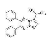 CAS#: 86870-05-5， 3-Isopropyl-6,7-diphenyl[1,2,4]triazolo[4,3-b][1,2,4]triazine