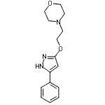 CAS#: 86871-48-9， 4-{2-[(5-Phenyl-1H-pyrazol-3-yl)oxy]ethyl}morpholine